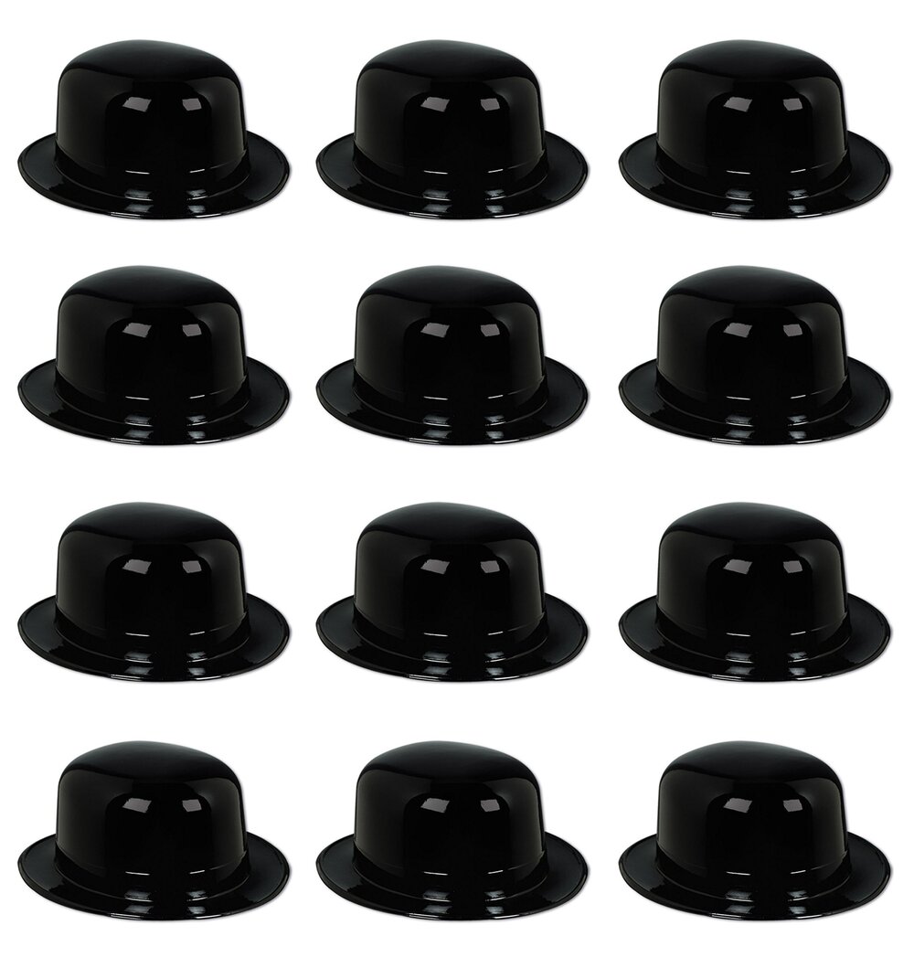 2548 S66978AZ12 Plastic Derbies, Black